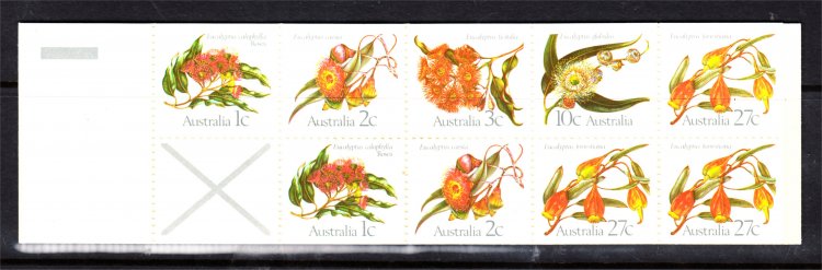 1982 EUCALYPTUS $1 BOOKLET pane MINT UNHINGED (S432) - Click Image to Close