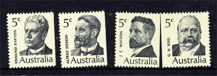 1969 PRIME MINISTERS BOOKLET SINGLES MINT UNHINGED (S415) - Click Image to Close