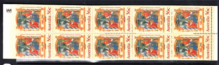 1989 $3.60 CHRISTMAS BOOKLET MINT UNHINGED (S423) - Click Image to Close