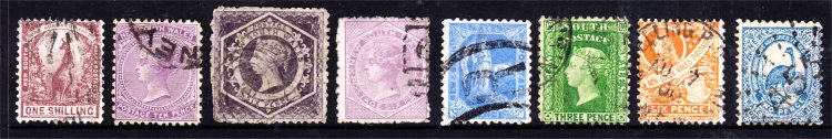 NEW SOUTH WALES X 8 USED TO 1/- VALUE (S398) - Click Image to Close