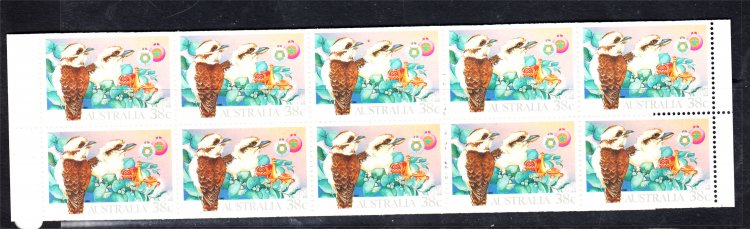 CHRISTMAS 1990 $3.80 BOOKLET MINT UNHINGED (S401) - Click Image to Close