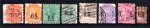 SOUTH AUSTRALIA X 8 OVERPRINTED "OS" USED (LB363) SOUTH AUSTRALIA X 8 OVERPRINTED "OS" USED (LB363)