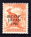 1/2d KANGAROO MINT OVERPRINTED "B.C.O.F."(S413)