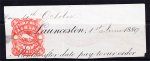 TASMANIA 1/- IMPRESSED DUTY (S447) TASMANIA 1/- IMPRESSED DUTY (S447)