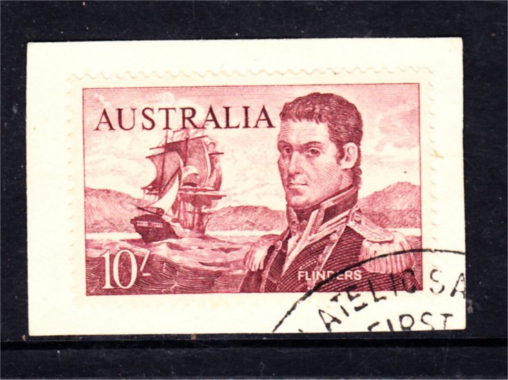 1964 10/- NAVIGATOR CANCELLED TO ORDER ON PIECE (S406) - Click Image to Close