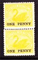 WEST AUSTRALIA 1d SURCHARGE ON 2d SWAN MINT PAIR(LB295) WEST AUSTRALIA 1d SURCHARGE ON 2d SWAN MINT PAIR(LB295)