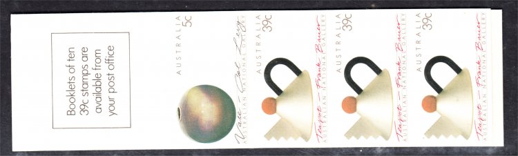 1988 $2 CRAFT TEAPOT BOOKLET MINT UNHINGED (S428) - Click Image to Close