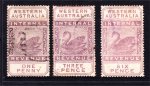 WESTERN AUSTRALIA INTERNAL REVENUE 1d + 3d + 6d USED (S392)7)