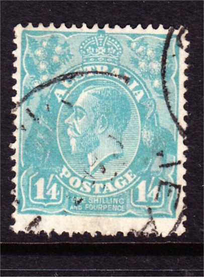 KGV 1 1/.4d COMM OF AUSTRALIA WATERMARK FINE USED (LB301) - Click Image to Close